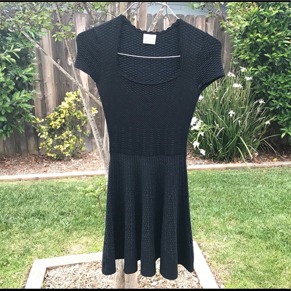 Torn by Ronny Kobo Black Skater Dress - Picture 2 of 8